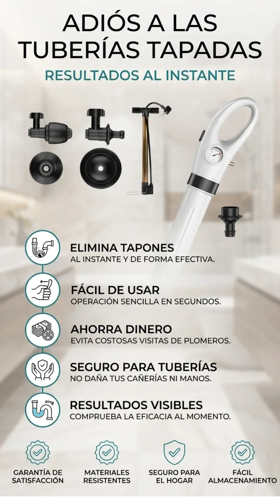 KIT BOMBA DESTAQUEADOR DE TUBERIAS — página 3