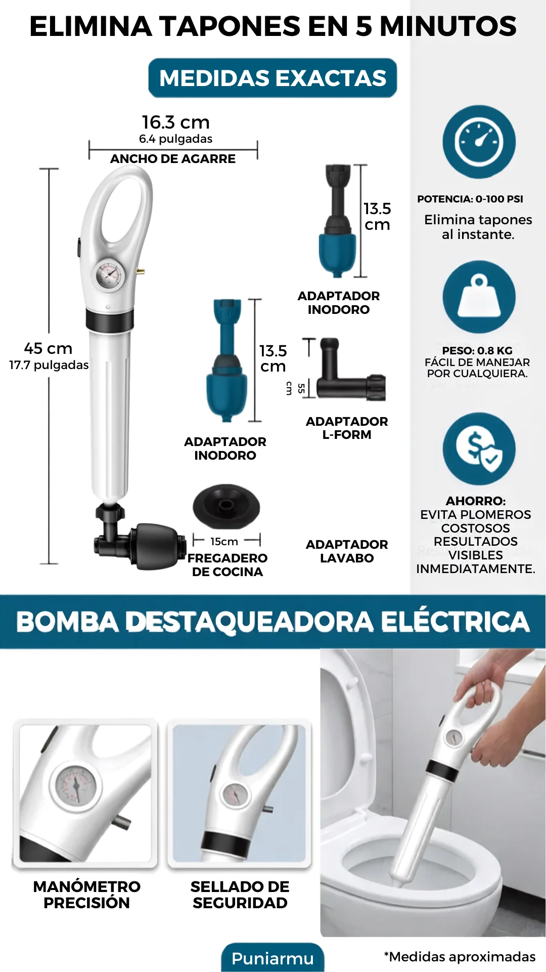 KIT BOMBA DESTAQUEADOR DE TUBERIAS — página 5