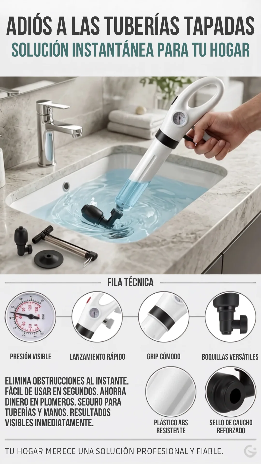KIT BOMBA DESTAQUEADOR DE TUBERIAS — página 4