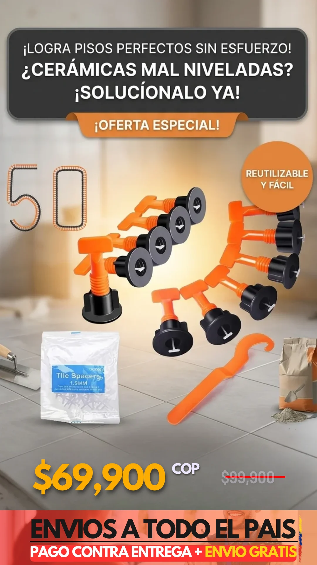 NIVELADOR DE CERÁMICA X50und REUTILIZABLE — página 1